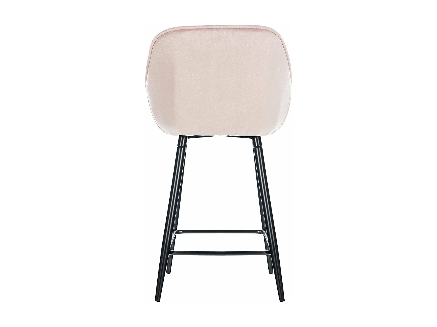 Tabouret de bar chaise métal argentée 54 x 57.5 x 103 cm 10_0004889