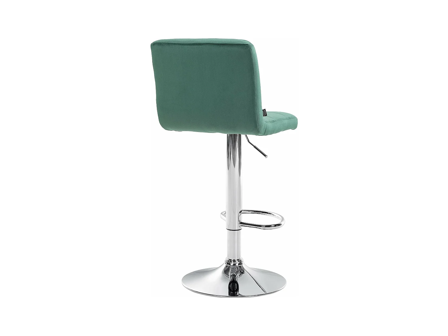 Tabouret de bar chaise métal argentée 46 x 47 x 94 cm 10_0005327