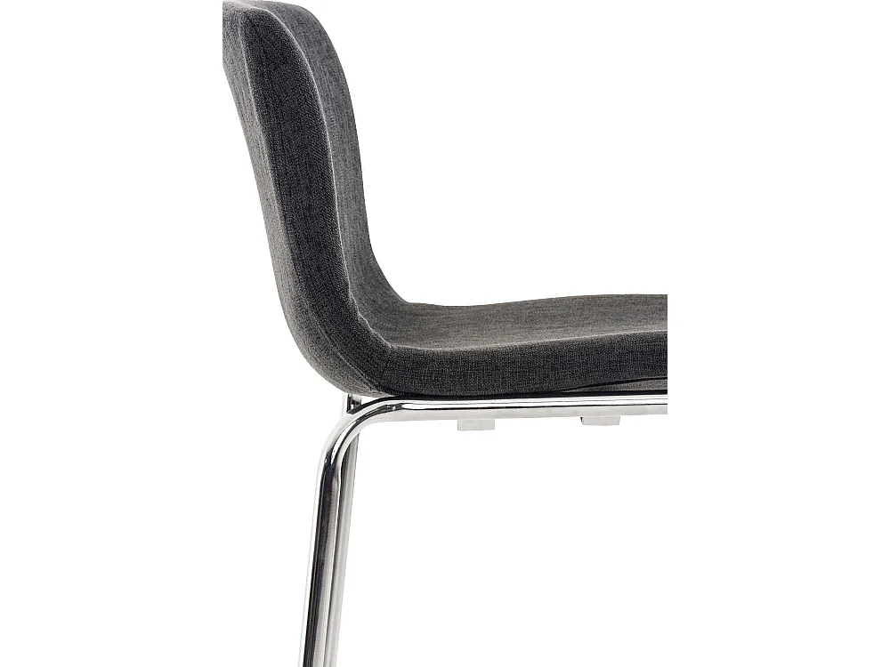 Lot de 2 tabourets métal grise 43 x 48 x 100 cm 10_0004194