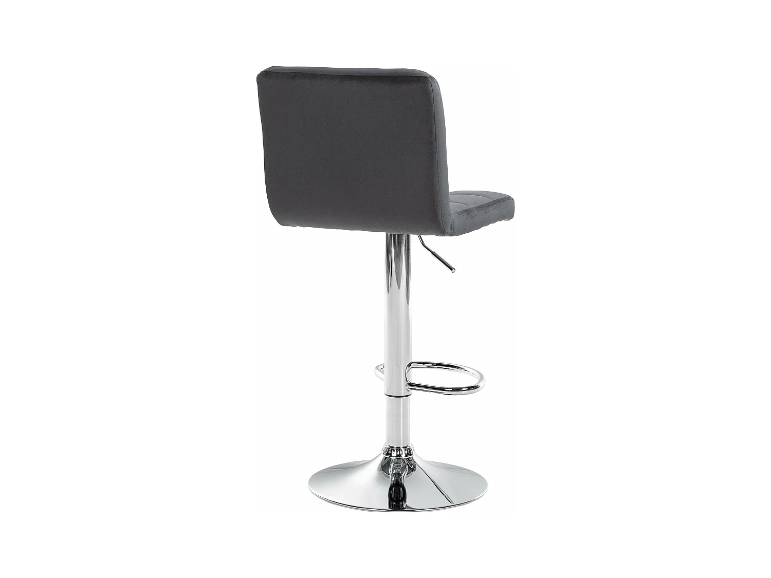 Tabouret de bar chaise métal argentée 46 x 47 x 94 cm 10_0005328