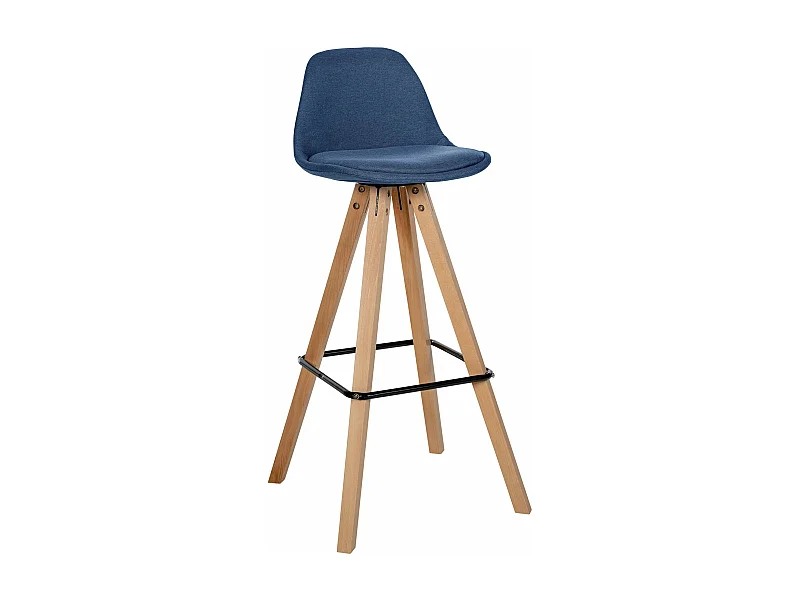 Tabouret de bar chaise bois bleue 38 x 44 x 99 cm 10_0004640
