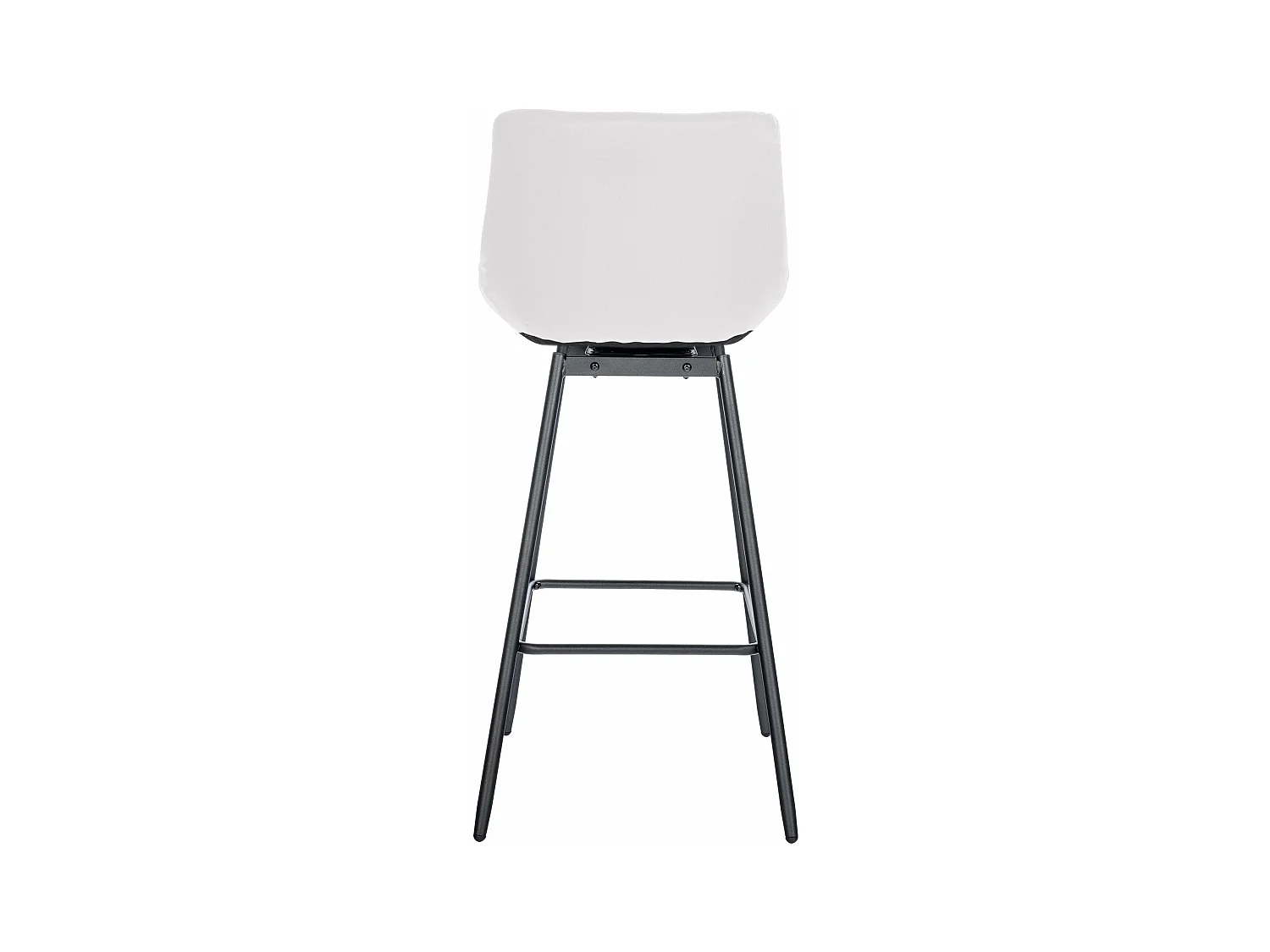 Tabouret de bar pivotant métal blanche 49 x 56 x 105 cm 10_0005470