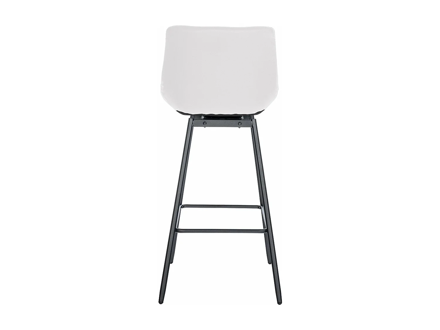 Tabouret de bar pivotant métal blanche 49 x 56 x 105 cm 10_0005470