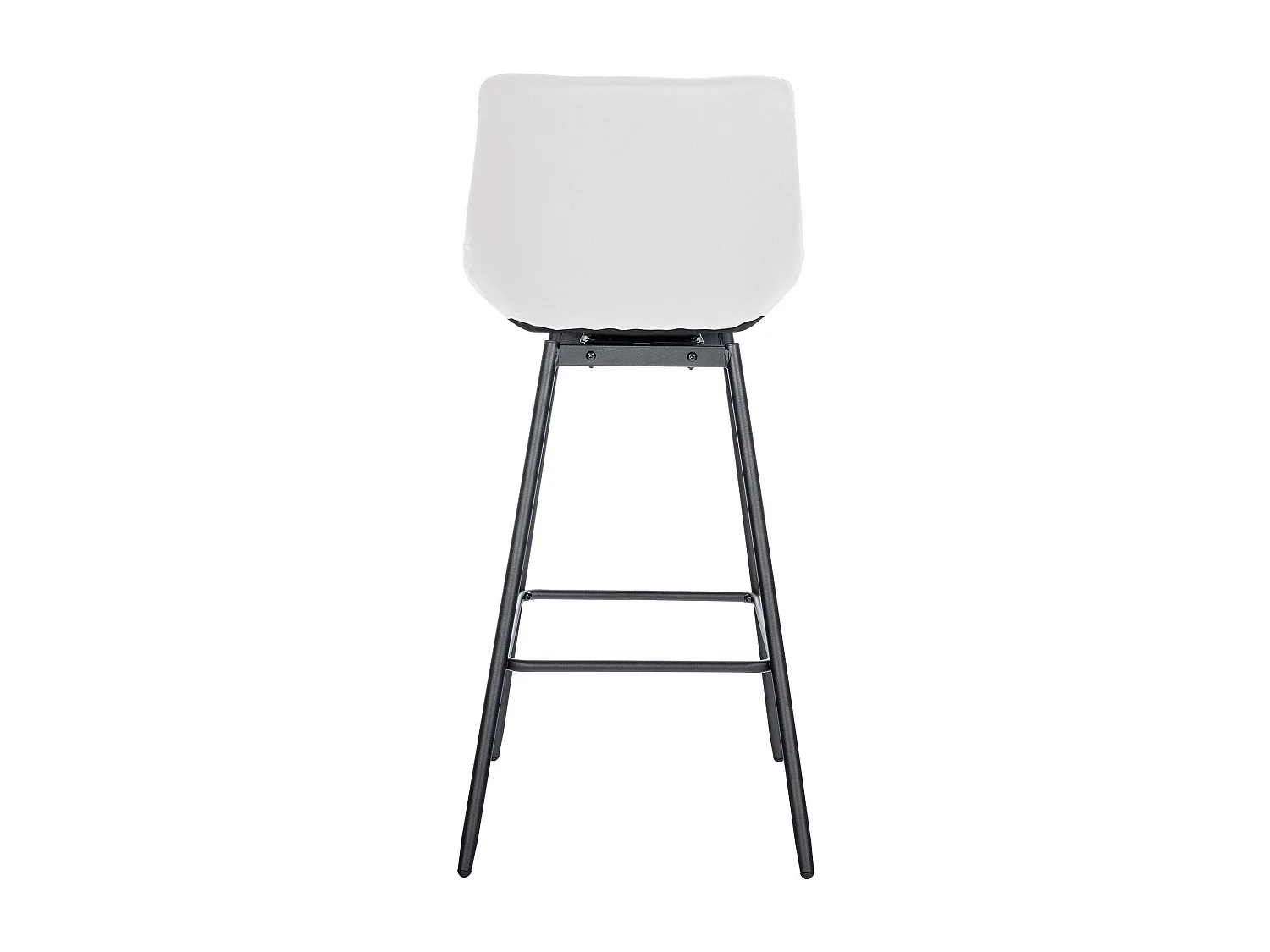 Tabouret de bar pivotant métal blanche 49 x 56 x 105 cm 10_0005470