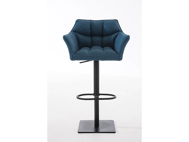 Tabouret de bar chaise métal bleue 64 x 45 x 88 cm 10_0004693