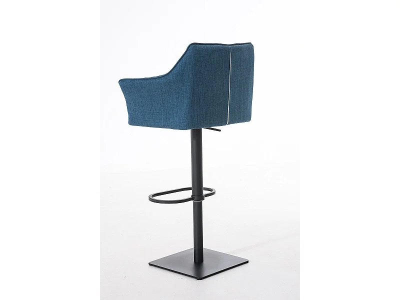 Tabouret de bar chaise métal bleue 64 x 45 x 88 cm 10_0004693