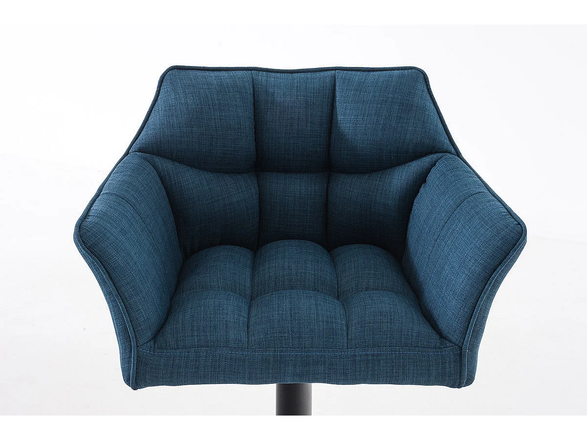 Tabouret de bar chaise métal bleue 64 x 45 x 88 cm 10_0004693