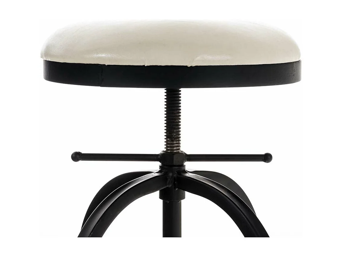 Tabouret de bar design métal blanche 45 x 45 x 73 cm 10_0005360