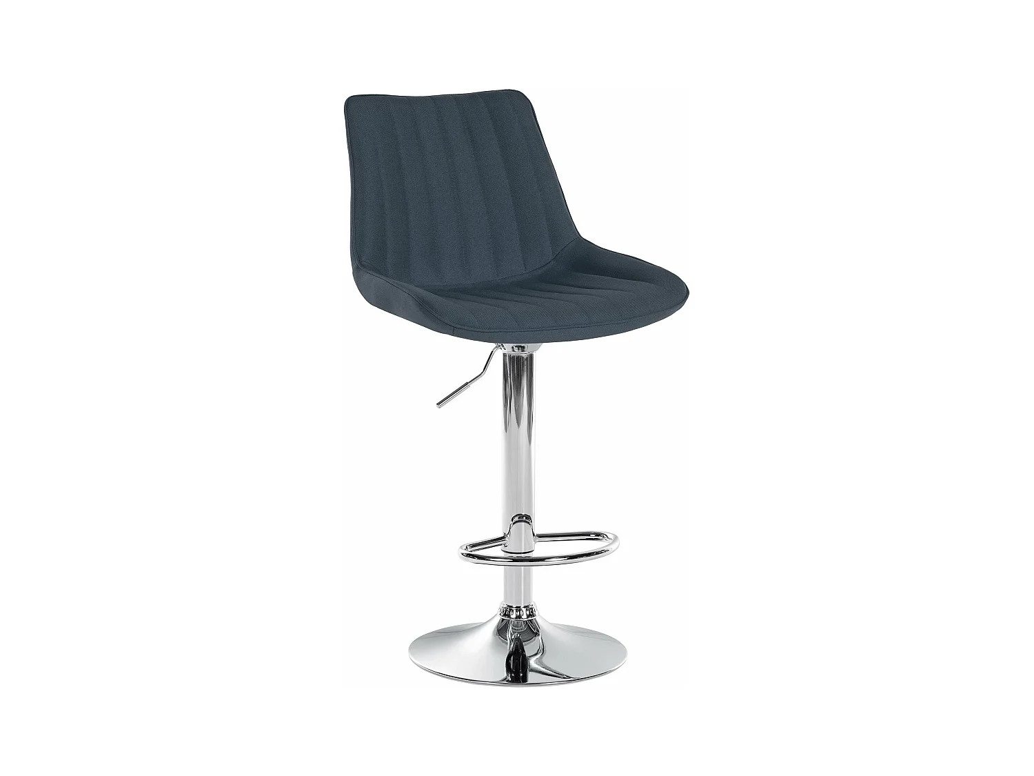 Tabouret de bar x1 métal grise 49.5 x 50 x 91 cm 10_0005435
