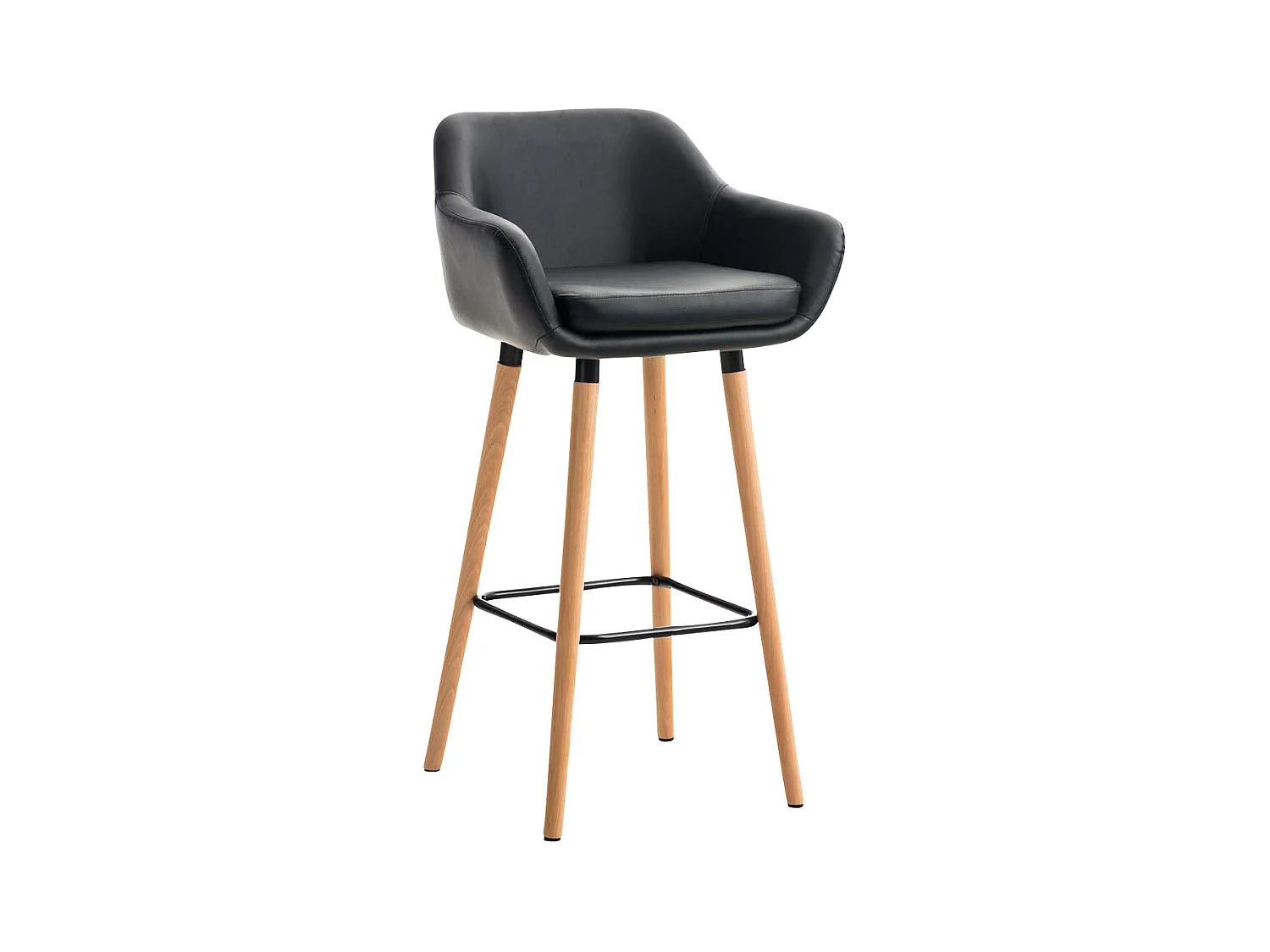 Tabouret de bar lounge métal marron 55 x 46 x 99 cm 10_0004908