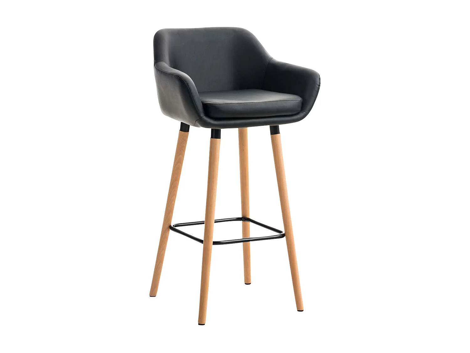 Tabouret de bar lounge métal marron 55 x 46 x 99 cm 10_0004908