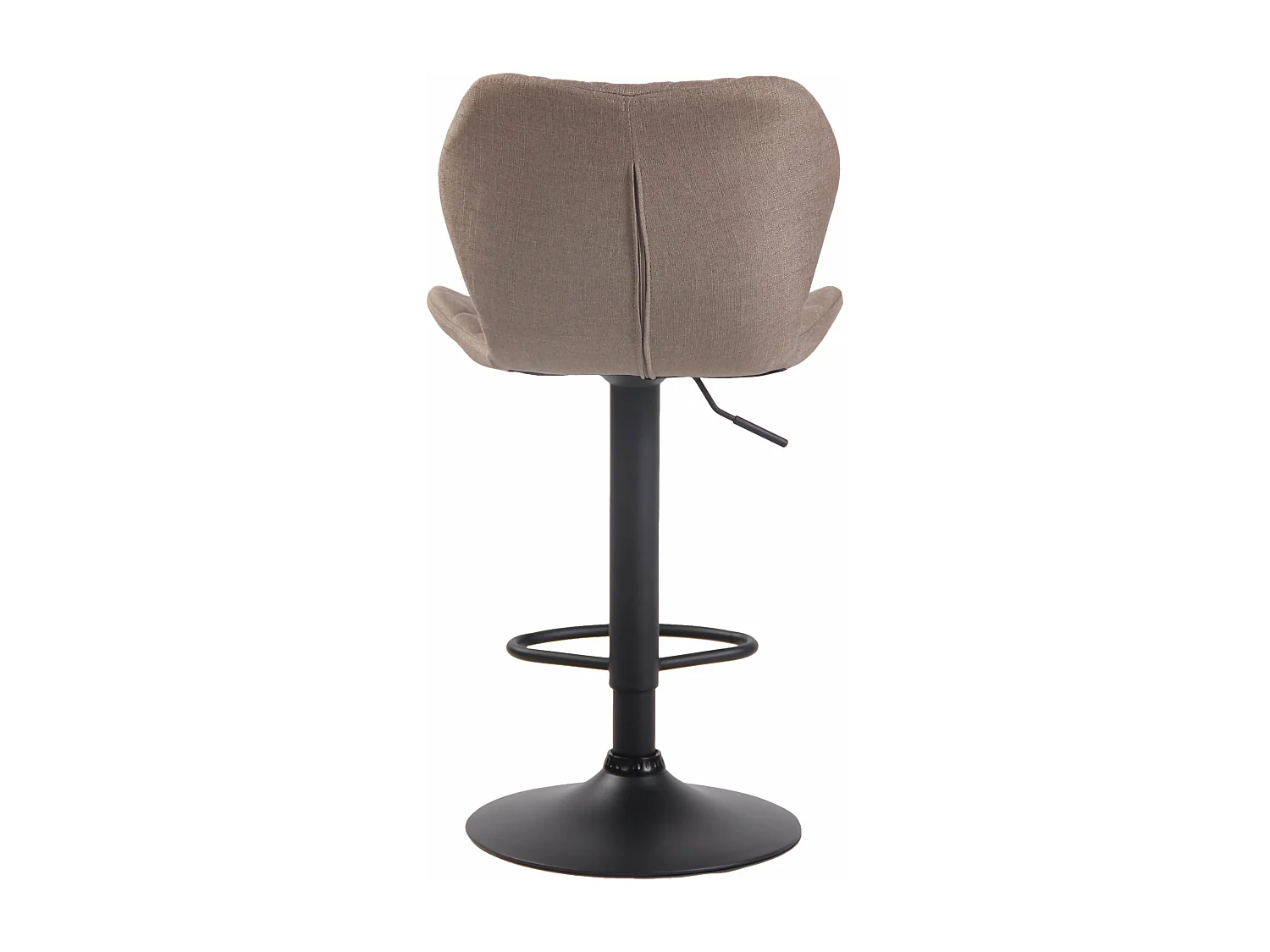 Lot de 2 tabourets métal argentée 47 x 51 x 88 cm 10_0004118