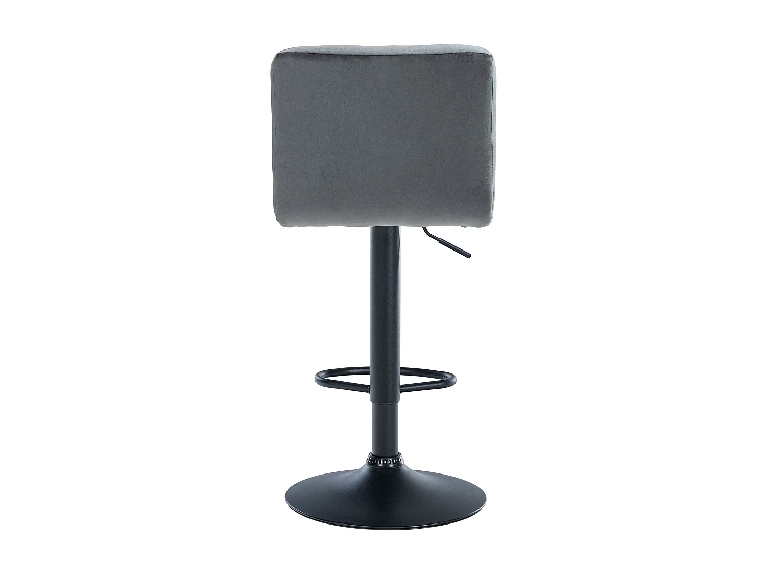 Lot de 2 tabourets métal grise 46 x 47 x 94 cm 10_0004396