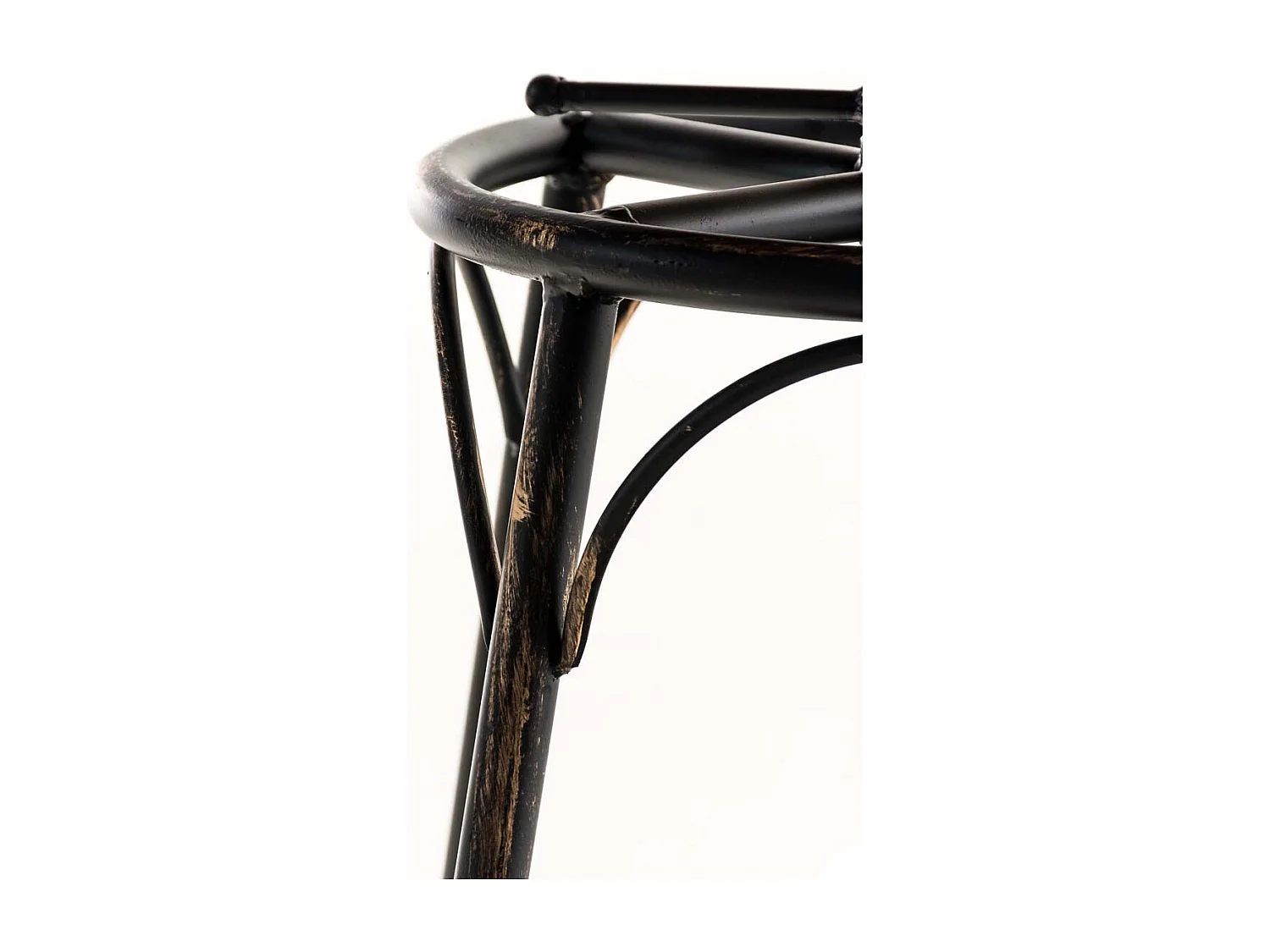 Tabouret de bar x1 métal marron 42 x 42 x 70 cm 10_0004539