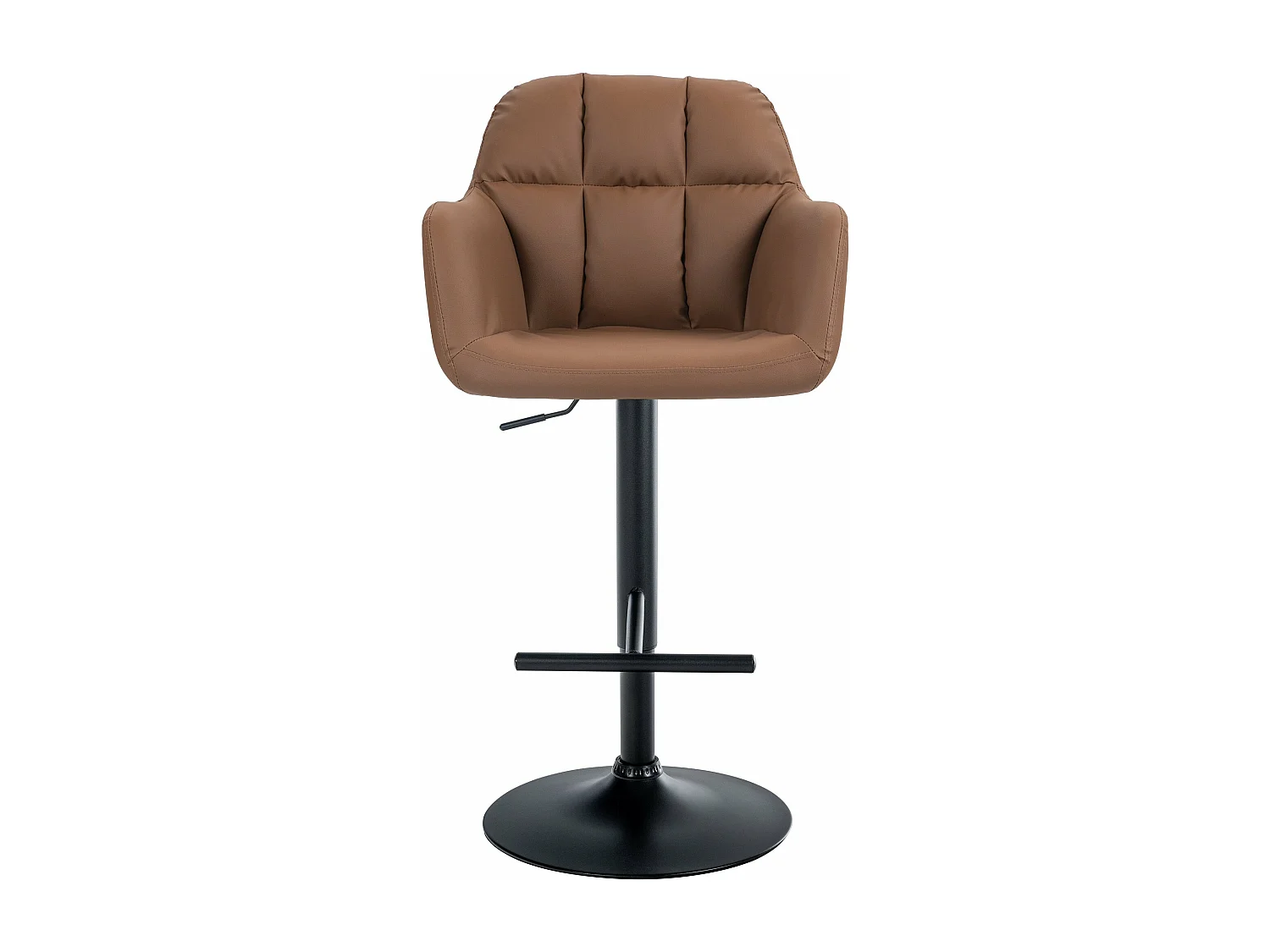 Tabouret de bar chaise métal marron 57 x 59 x 97 cm 10_0005263