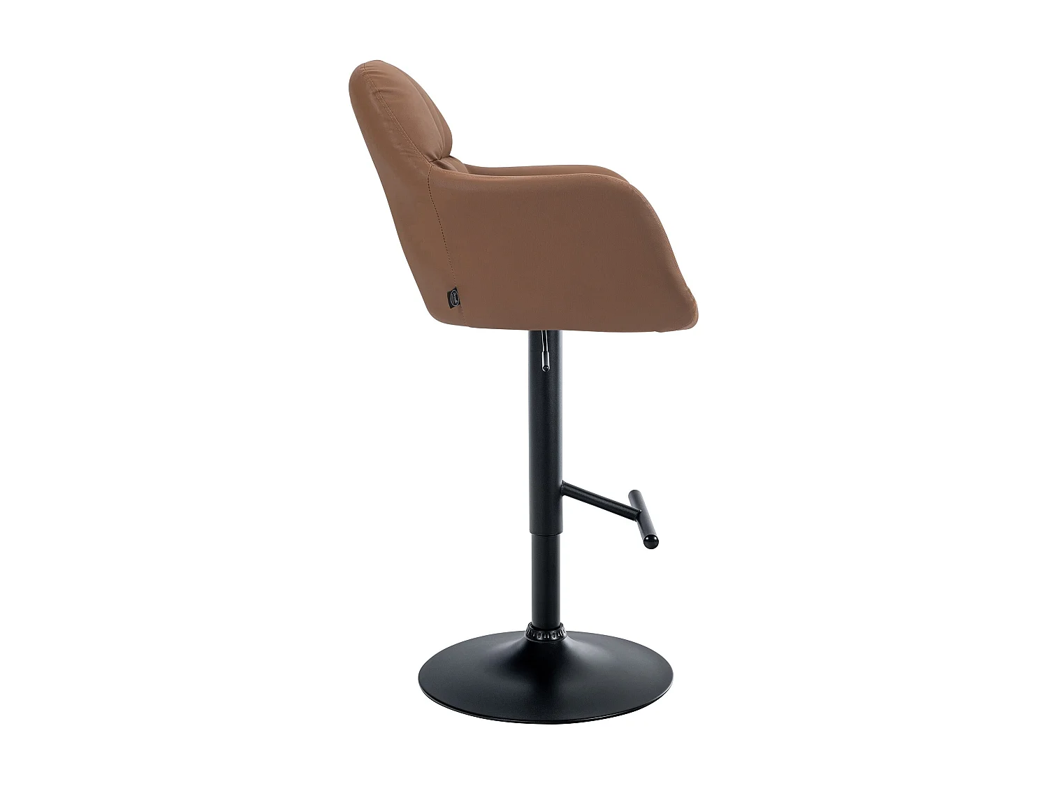 Tabouret de bar chaise métal marron 57 x 59 x 97 cm 10_0005263