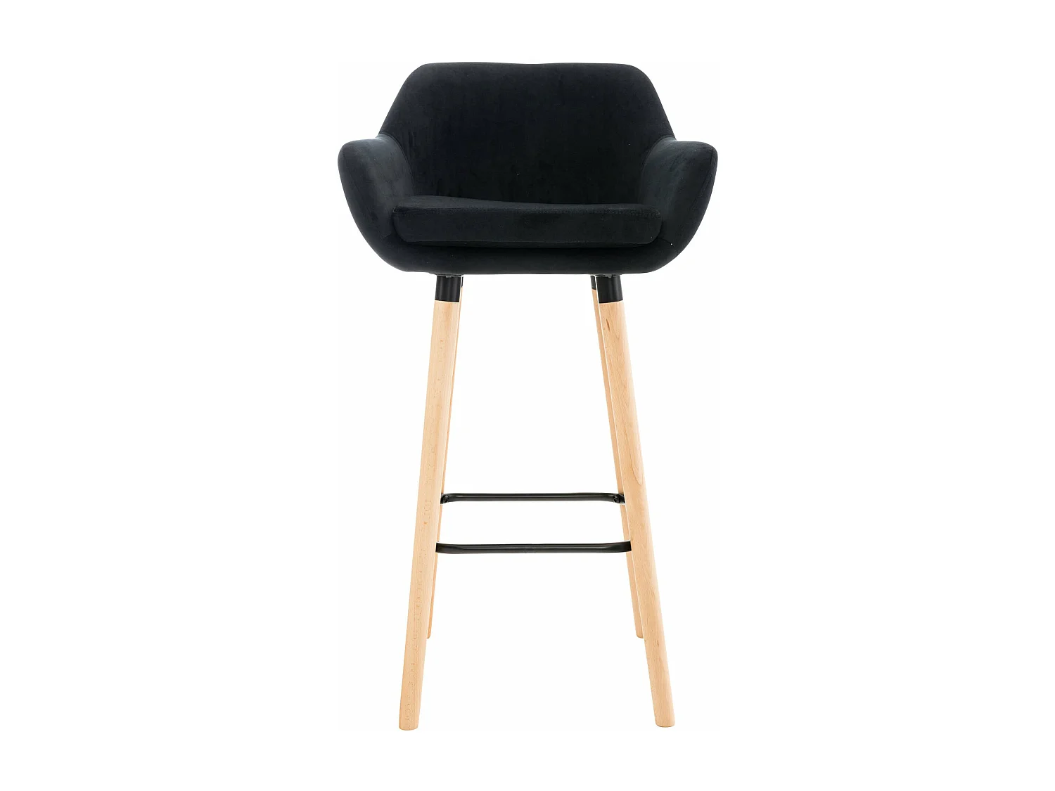 Tabouret de bar lounge métal marron 55 x 46 x 99 cm 10_0004914