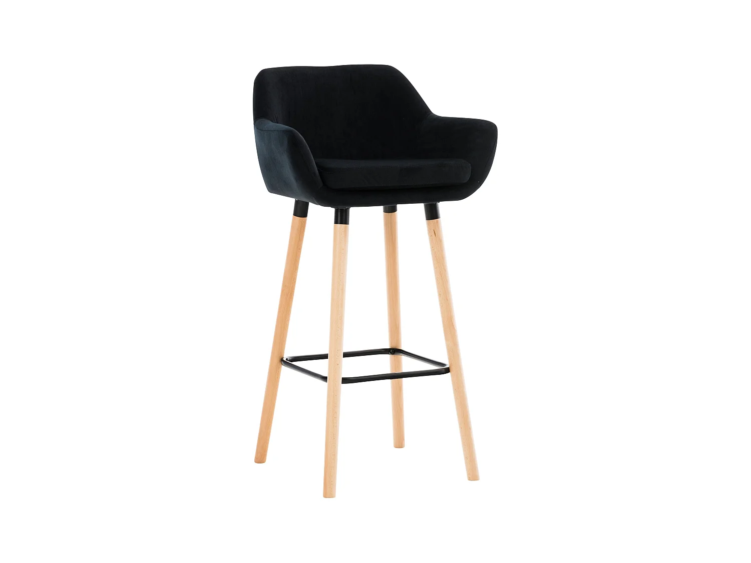 Tabouret de bar lounge métal marron 55 x 46 x 99 cm 10_0004914