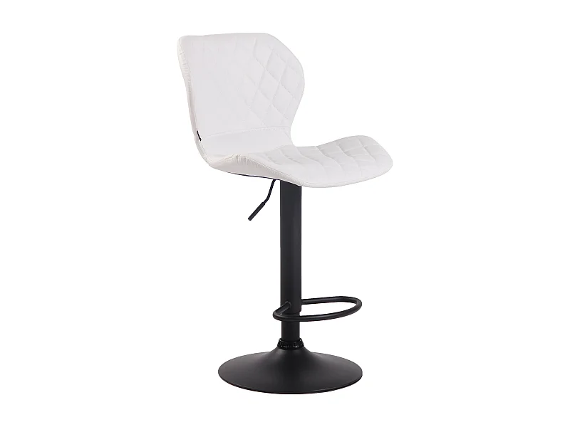 Tabouret de bar x1 métal blanche 47 x 51 x 88 cm 10_0004649