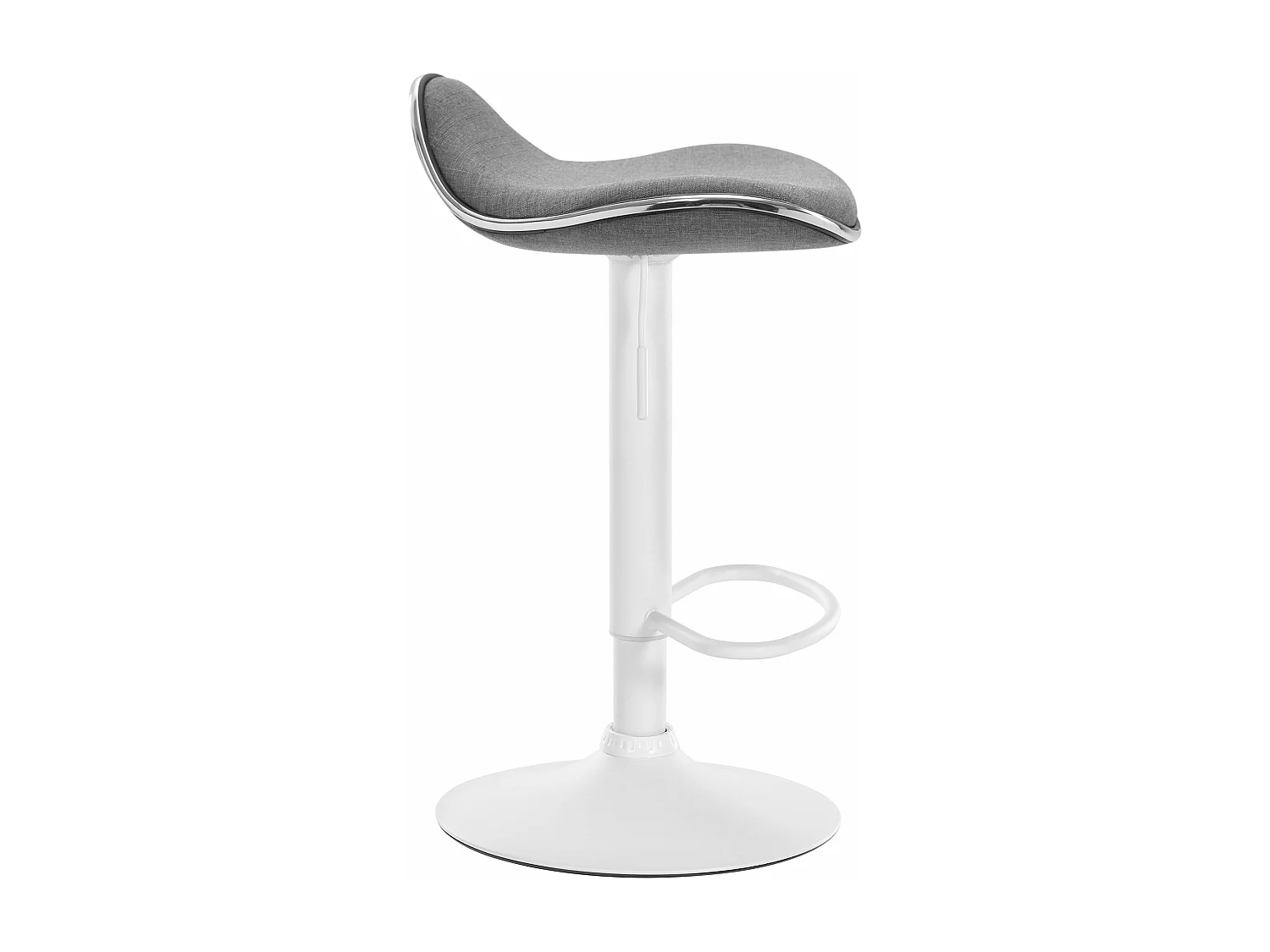 Tabouret de bar x1 métal blanche 45 x 45 x 71 cm 10_0005397
