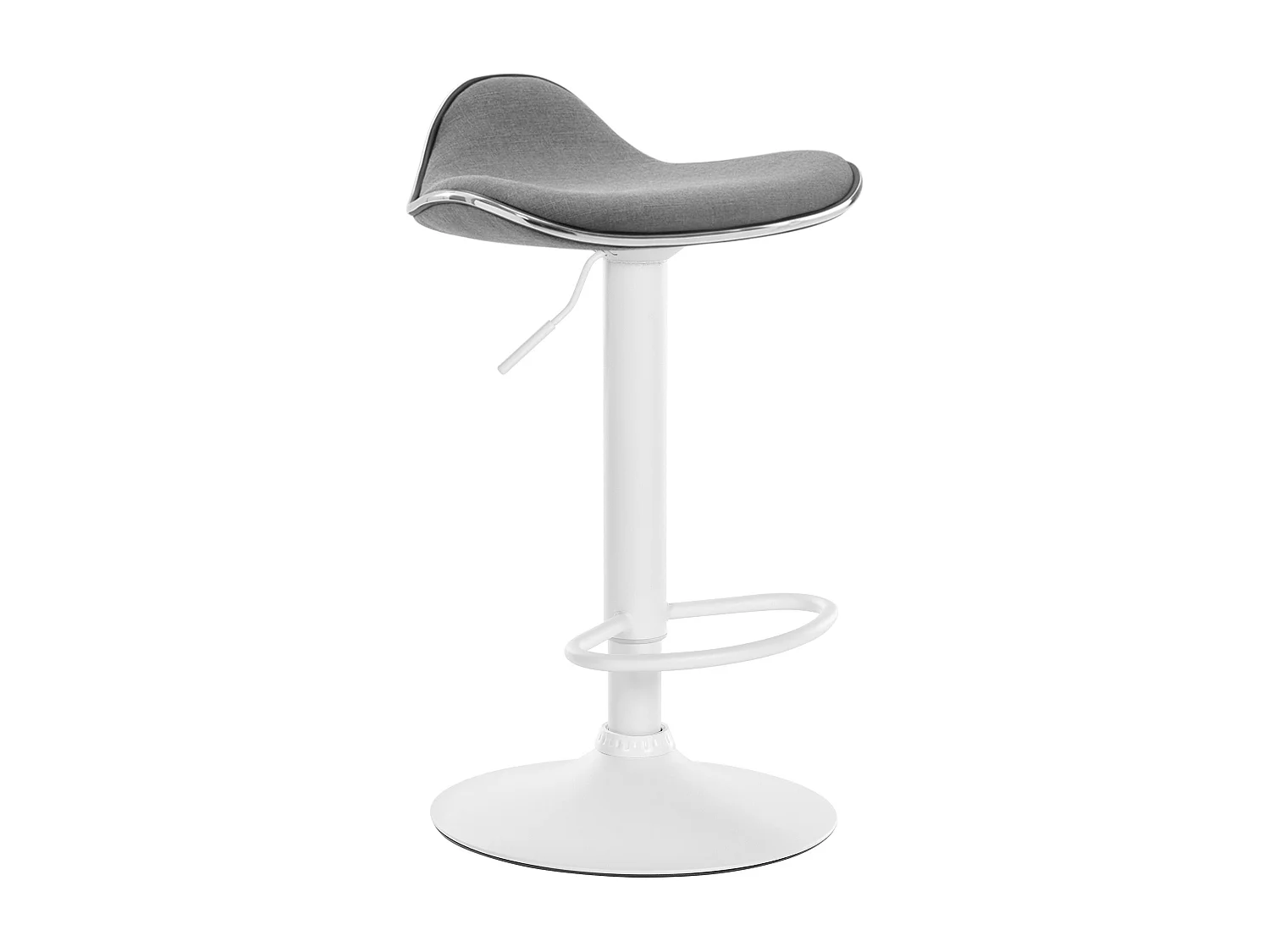 Tabouret de bar x1 métal blanche 45 x 45 x 71 cm 10_0005397
