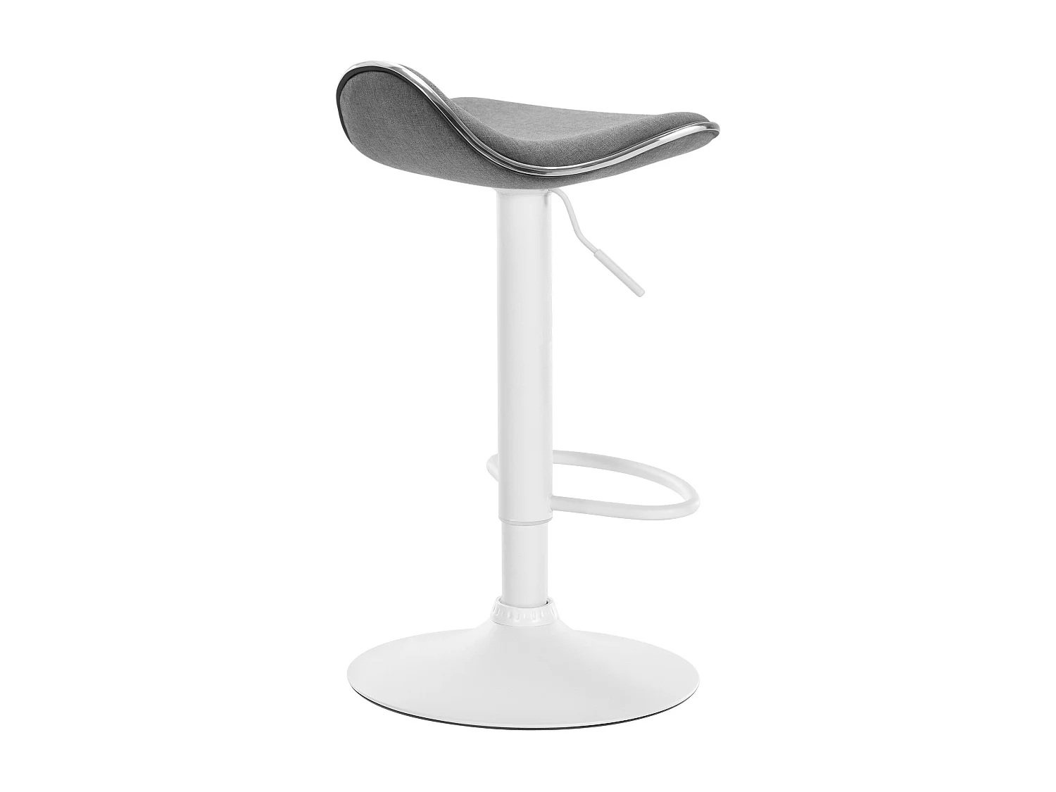 Tabouret de bar x1 métal blanche 45 x 45 x 71 cm 10_0005397
