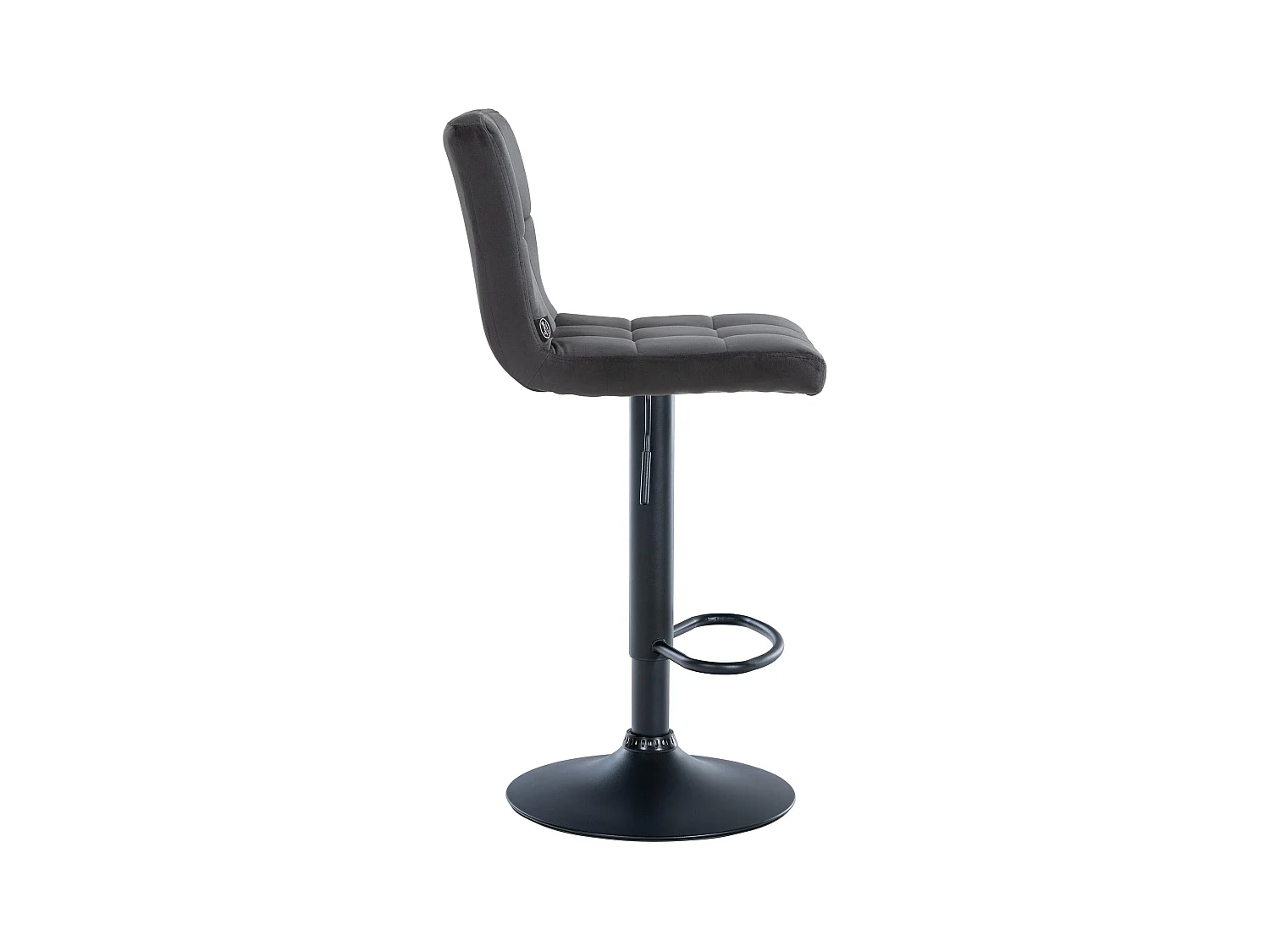 Lot de 2 tabourets métal argentée 46 x 47 x 94 cm 10_0004399