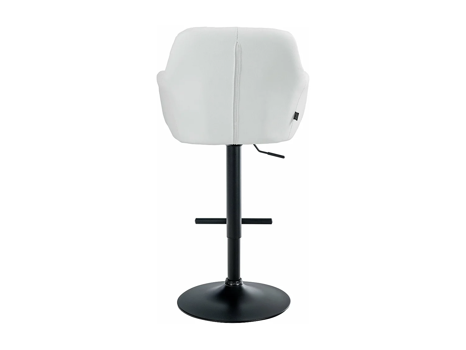 Tabouret de bar chaise métal blanche 57 x 59 x 97 cm 10_0005261