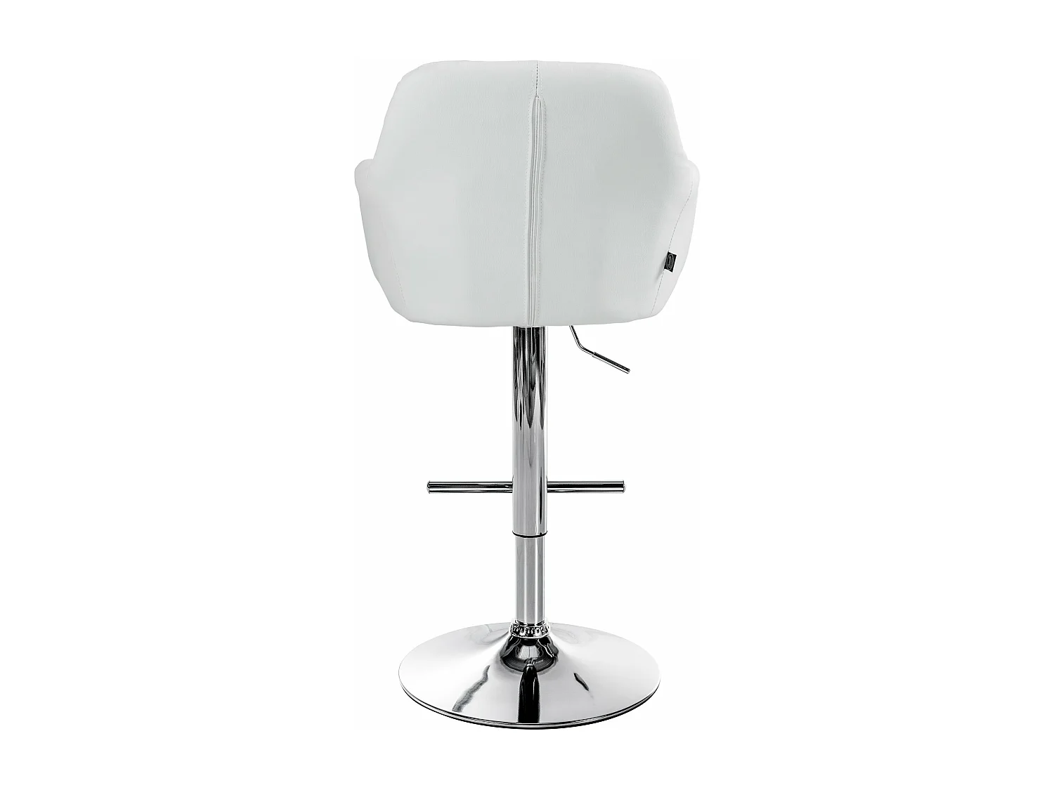 Tabouret de bar chaise métal blanche 57 x 59 x 97 cm 10_0005256