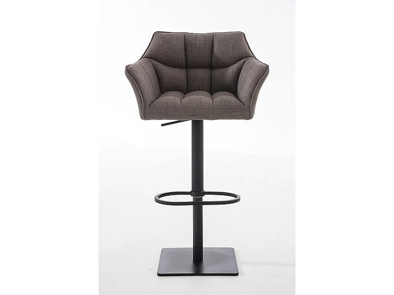 Tabouret de bar chaise métal grise 64 x 45 x 88 cm 10_0004696