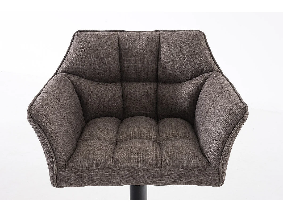 Tabouret de bar chaise métal grise 64 x 45 x 88 cm 10_0004696