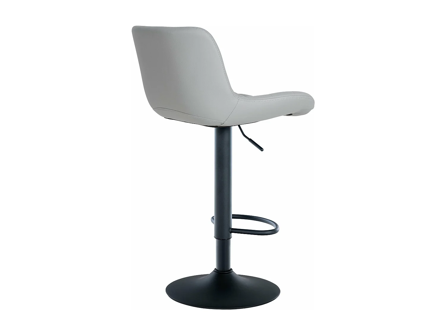 Lot de 2 tabourets métal grise 48 x 54 x 81 cm 10_0004443