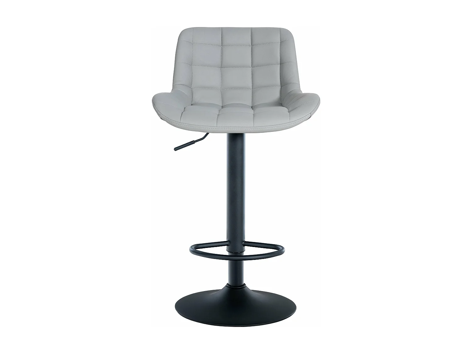 Lot de 2 tabourets métal grise 48 x 54 x 81 cm 10_0004443