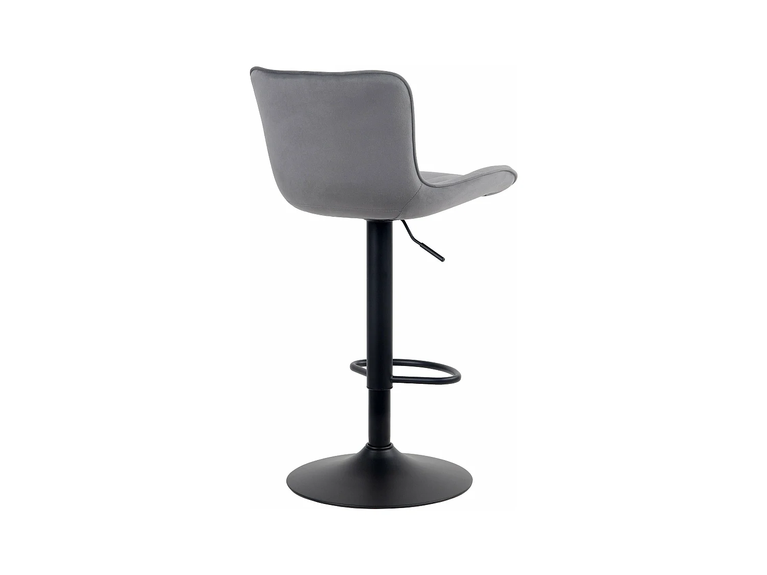 Lot de 2 tabourets métal grise 48 x 54 x 83 cm 10_0004330
