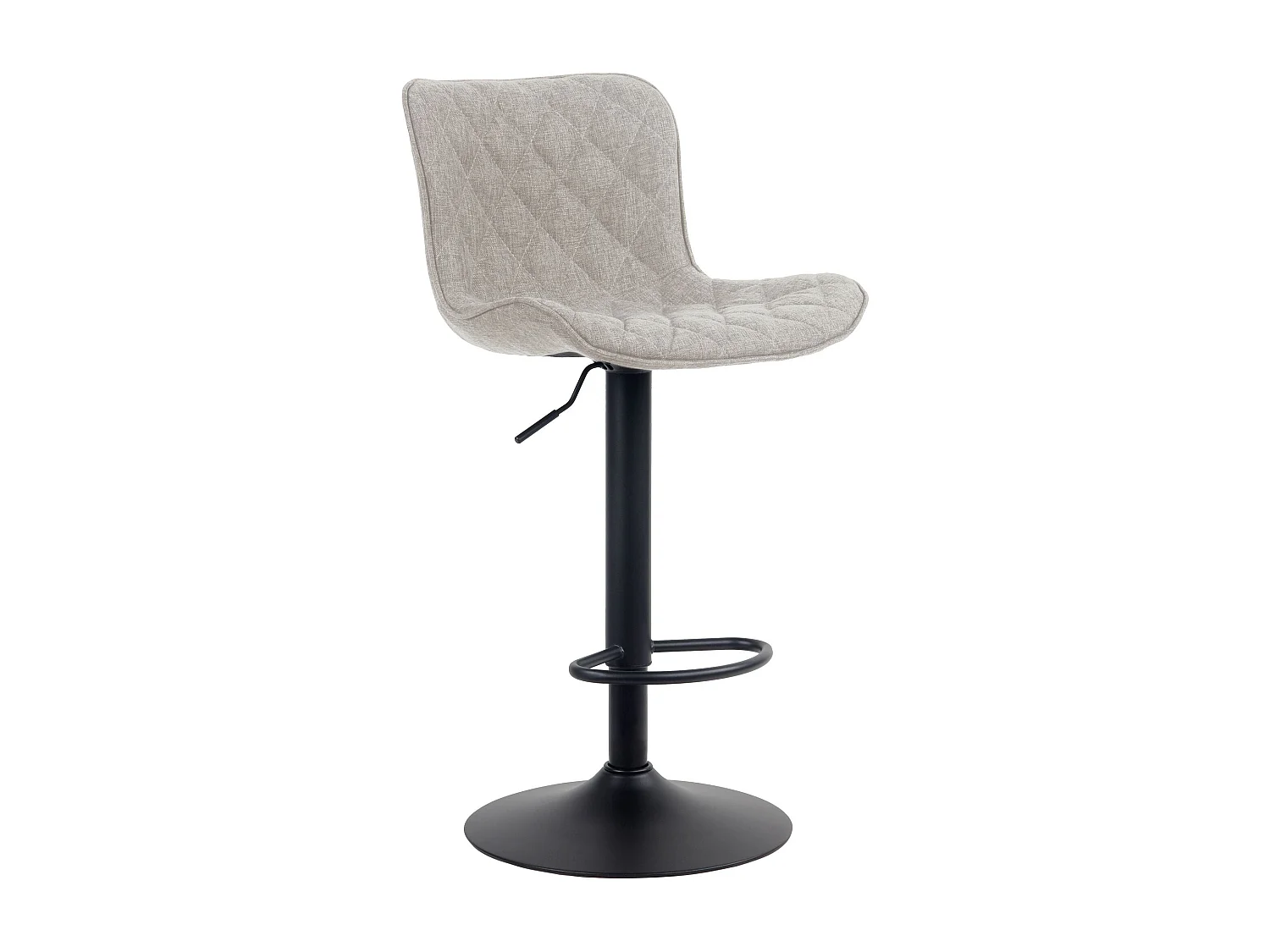 Tabouret de bar x1 métal argentée 48 x 54 x 83 cm 10_0004862