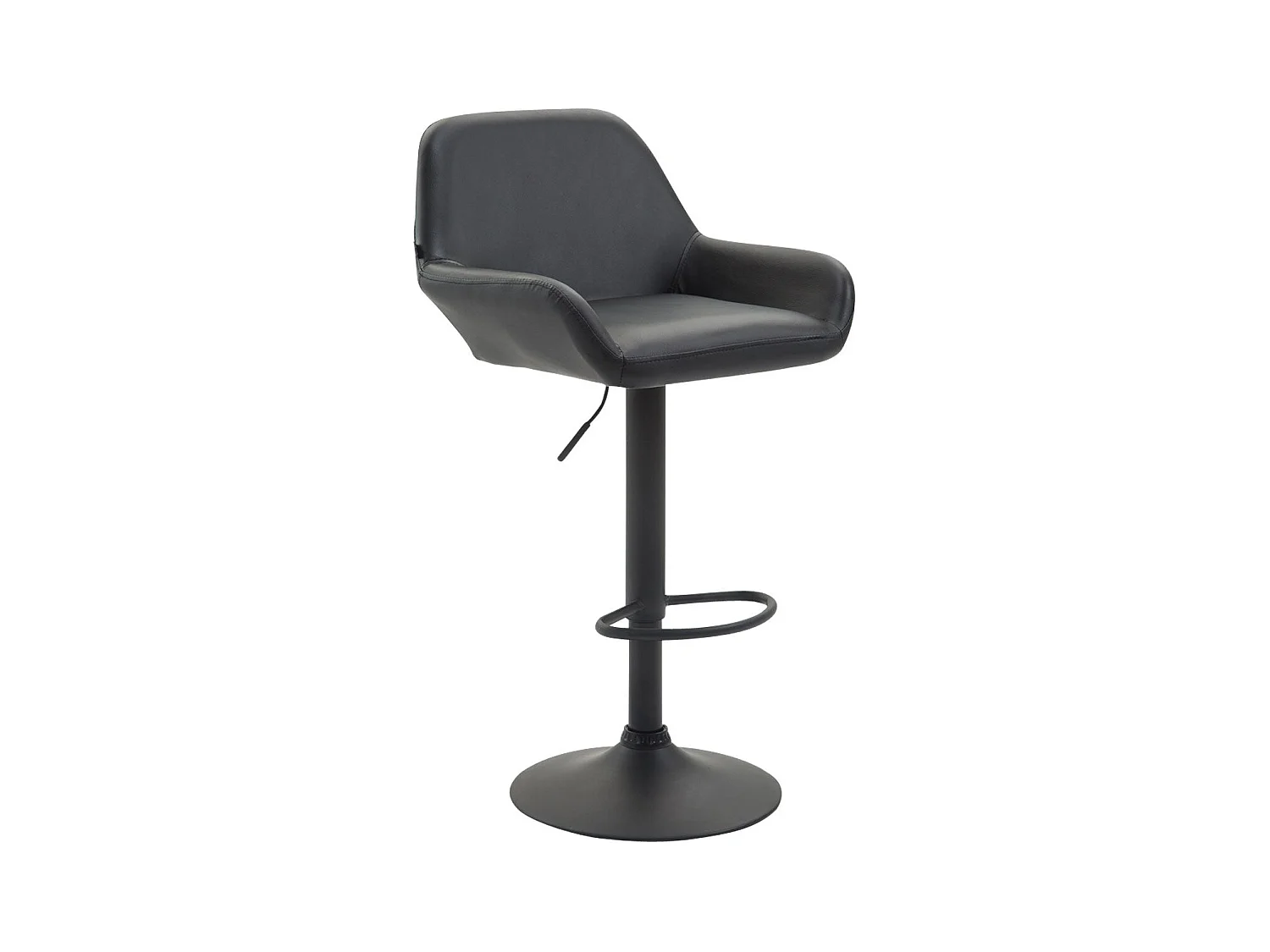 Tabouret de bar x1 métal argentée 51 x 52 x 89 cm 10_0004544