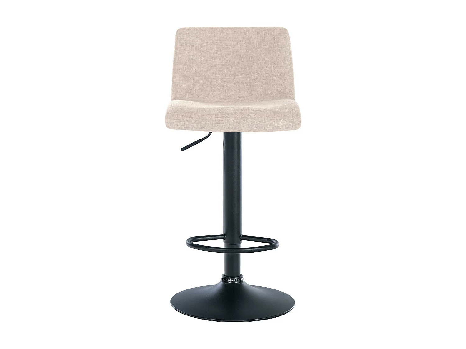 Tabouret de bar x1 métal crème 39 x 36 x 84 cm 10_0004556