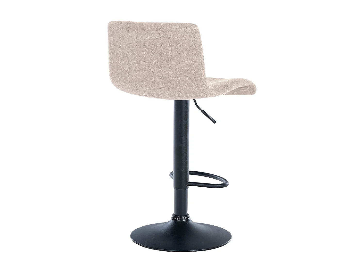 Tabouret de bar x1 métal crème 39 x 36 x 84 cm 10_0004556
