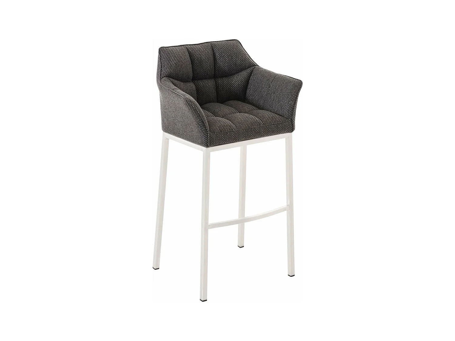 Tabouret de bar chaise métal blanche 64 x 48 x 110 cm 10_0004762