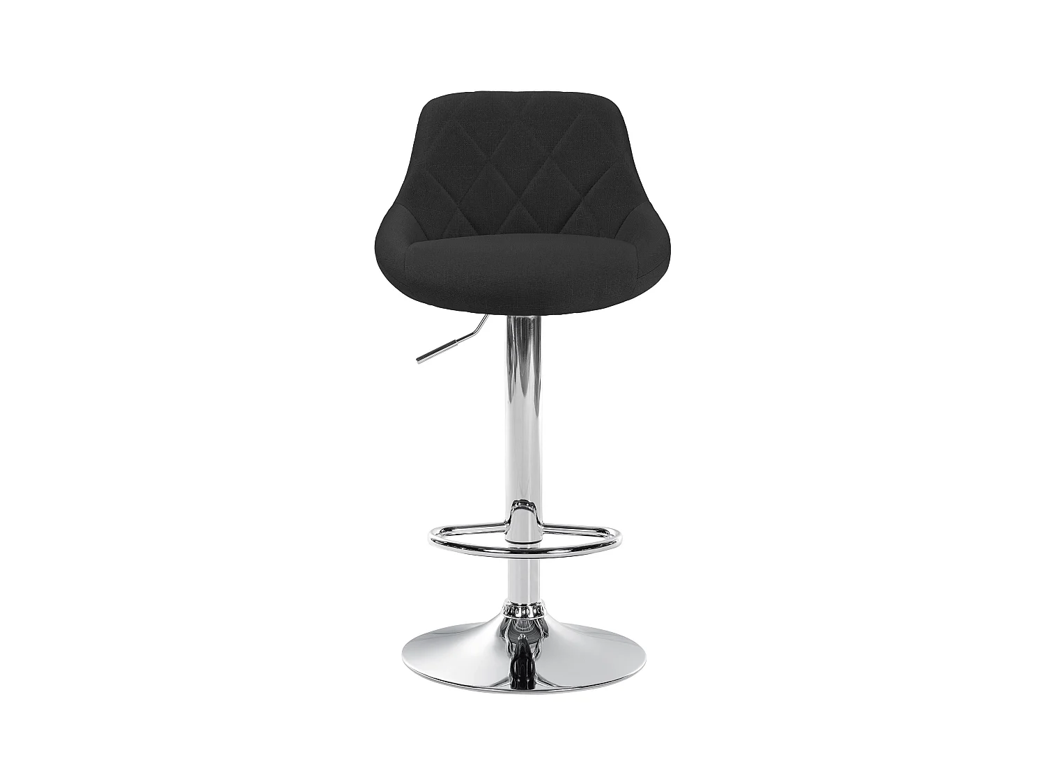 Tabouret de bar chaise métal argentée 46 x 49 x 83 cm 10_0005086