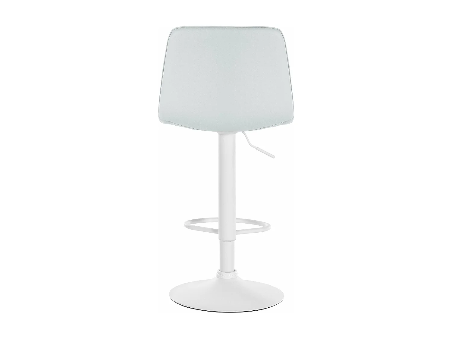 Tabouret de bar chaise métal blanche 45 x 46 x 89 cm 10_0005125