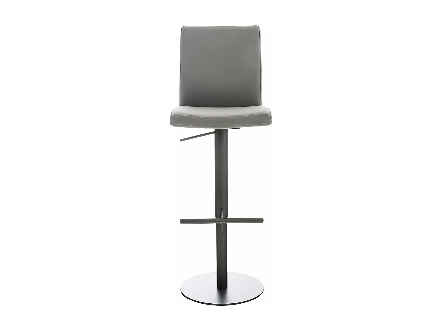 Tabouret de bar x1 métal grise 40 x 49 x 93 cm 10_0004569