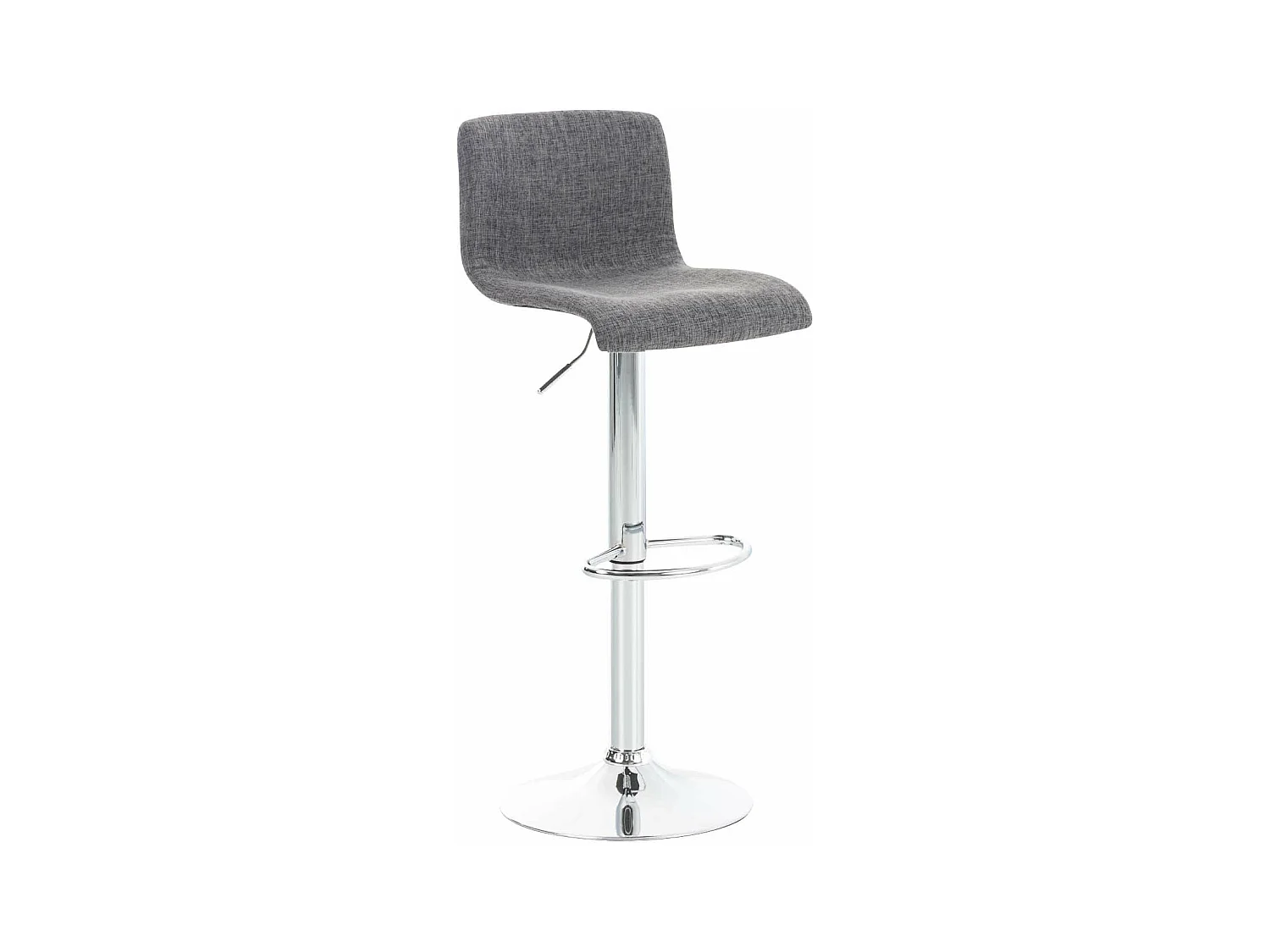 Tabouret de bar avec métal grise 39 x 36 x 84 cm 10_0004968