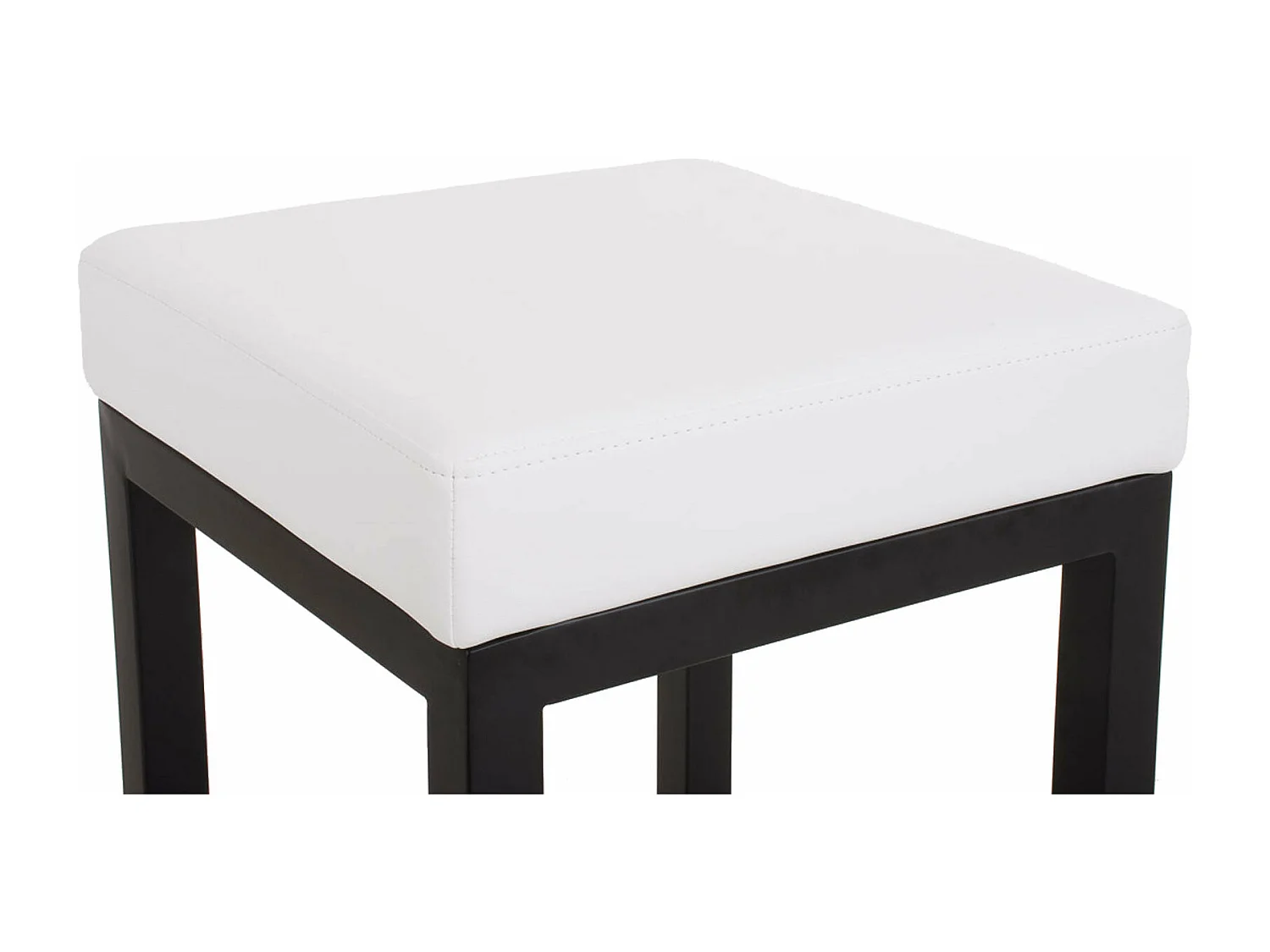 Tabouret de bar x1 métal blanche 41 x 41 x 85 cm 10_0005412