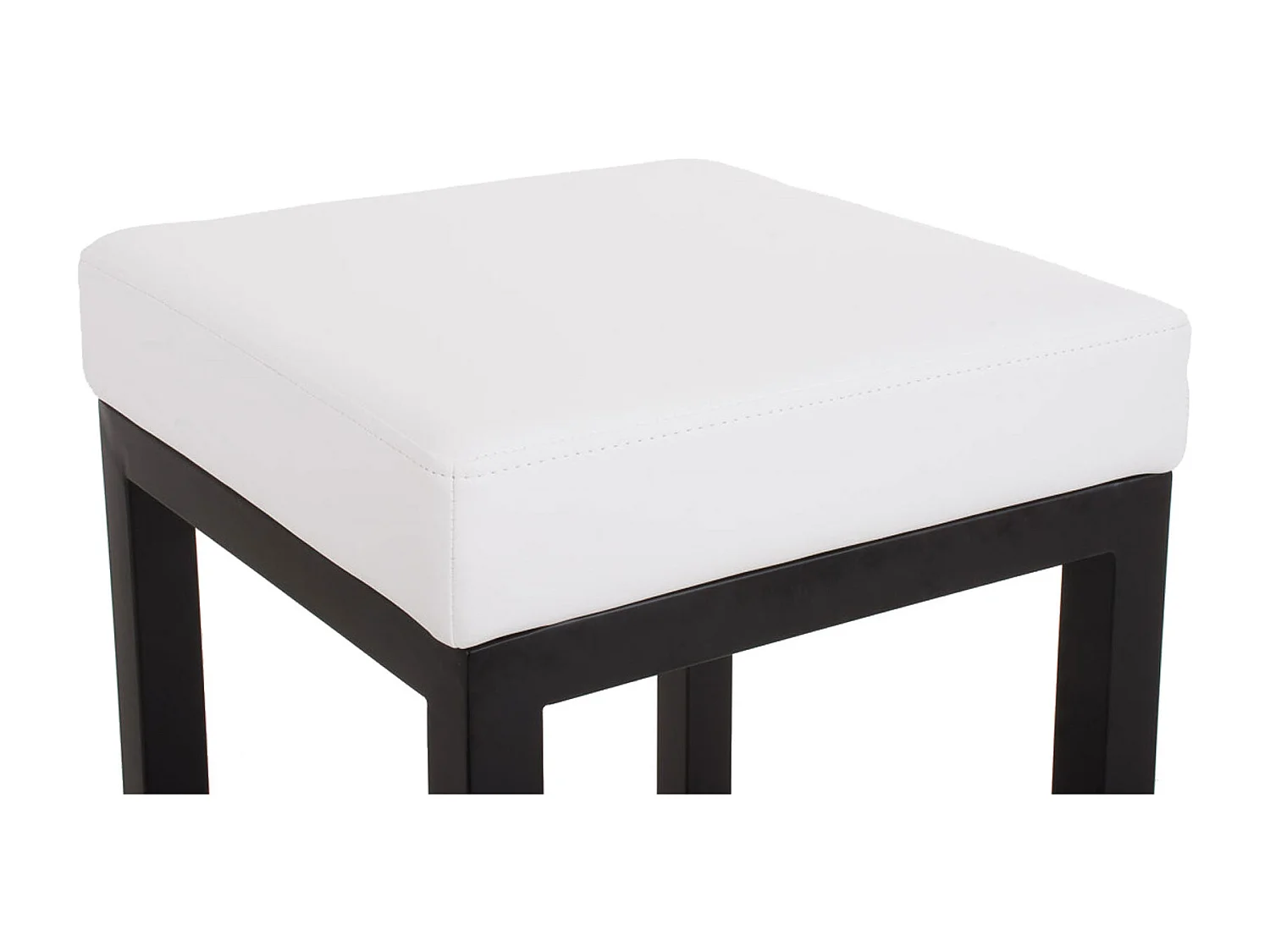 Tabouret de bar x1 métal blanche 41 x 41 x 85 cm 10_0005412