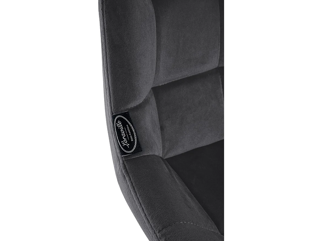 Tabouret de bar x1 métal grise 49 x 56 x 104 cm 10_0005461