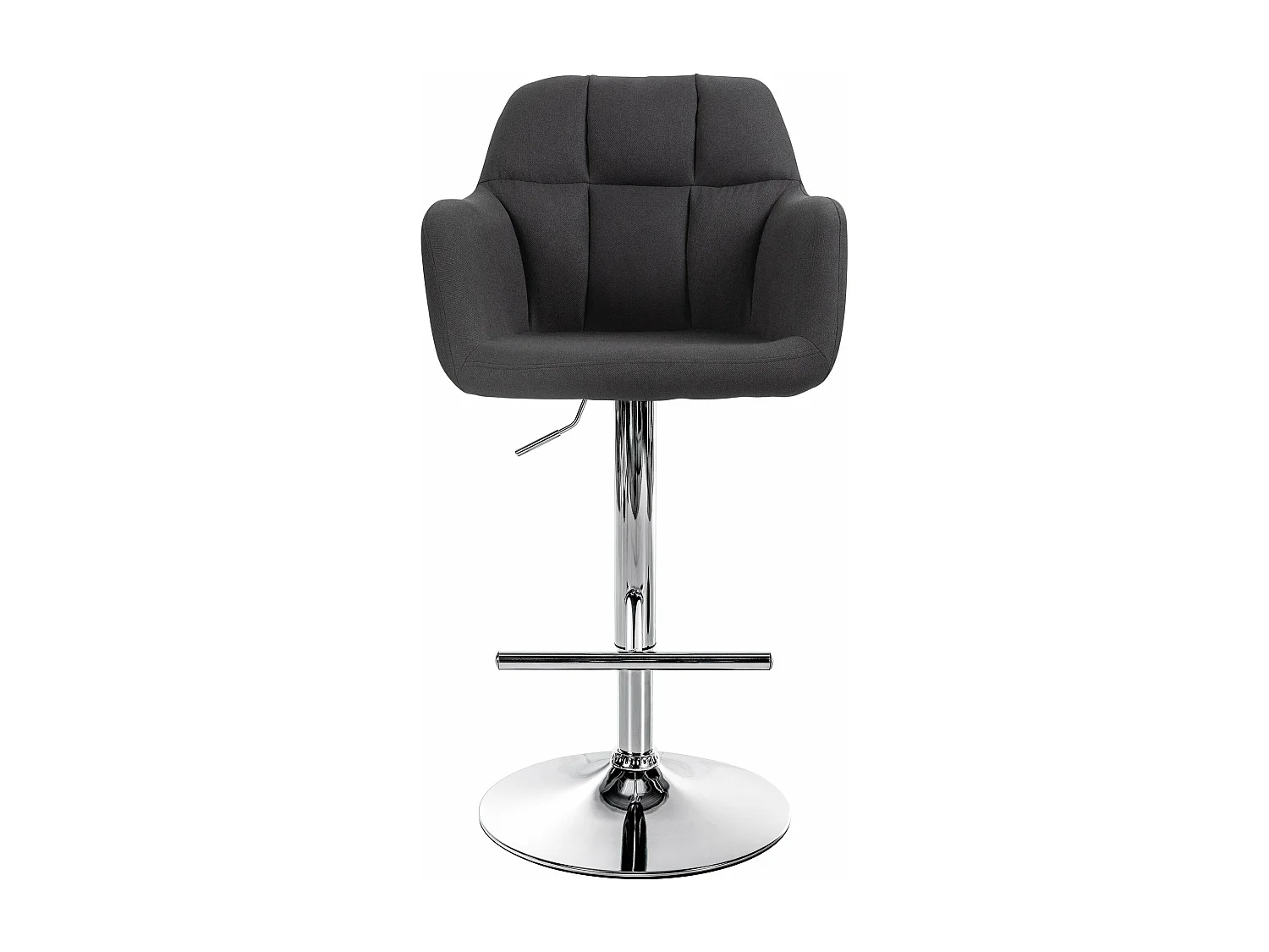 Tabouret de bar chaise métal argentée 57 x 59 x 97 cm 10_0005276