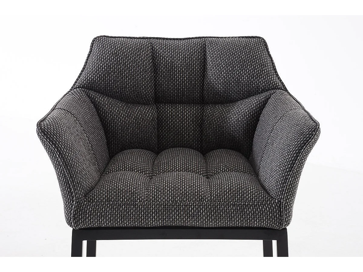 Tabouret de bar chaise métal grise 64 x 48 x 110 cm 10_0004706