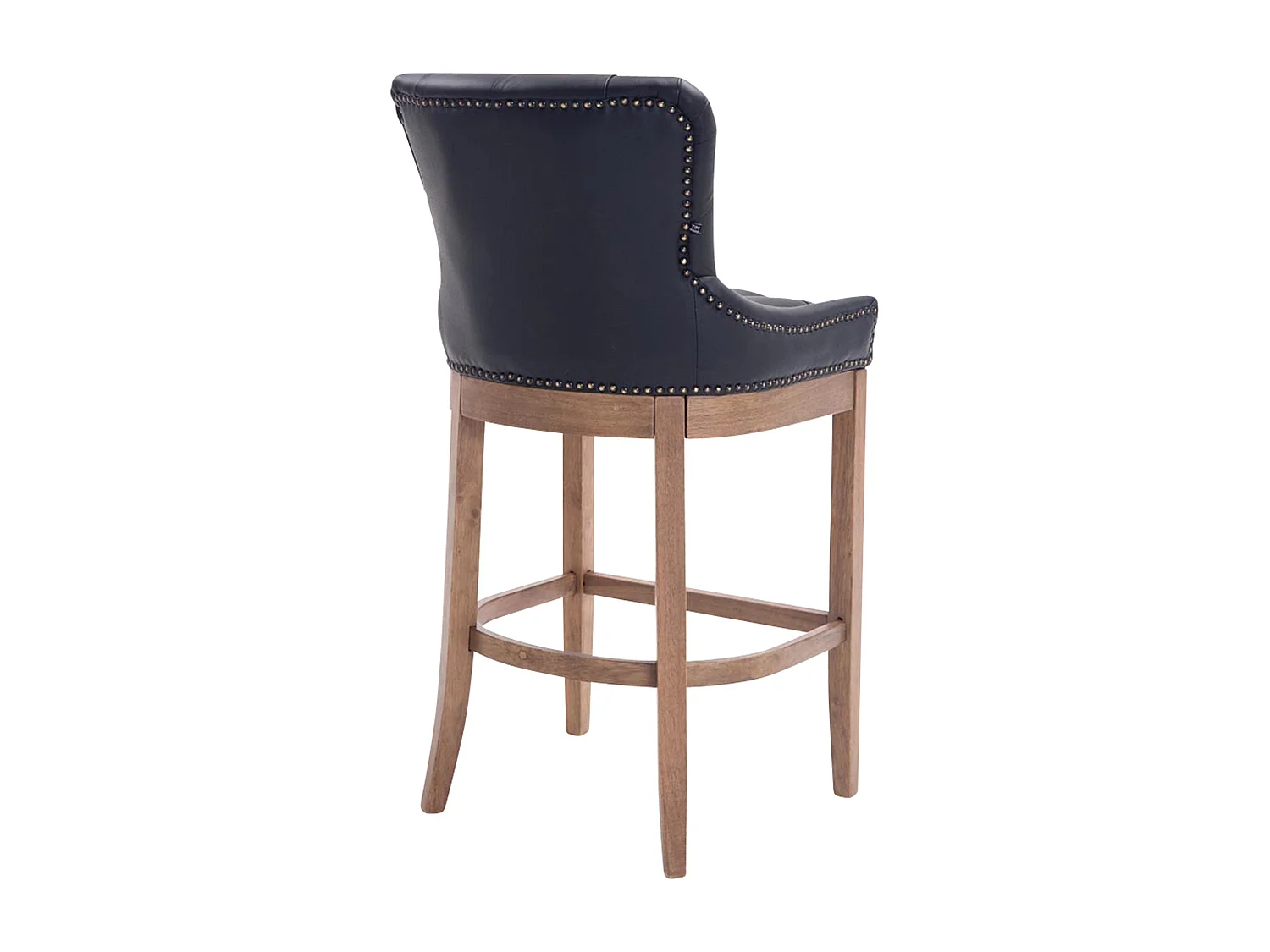Tabouret de bar x1 cuir marron 55 x 57 x 109 cm 10_0005057