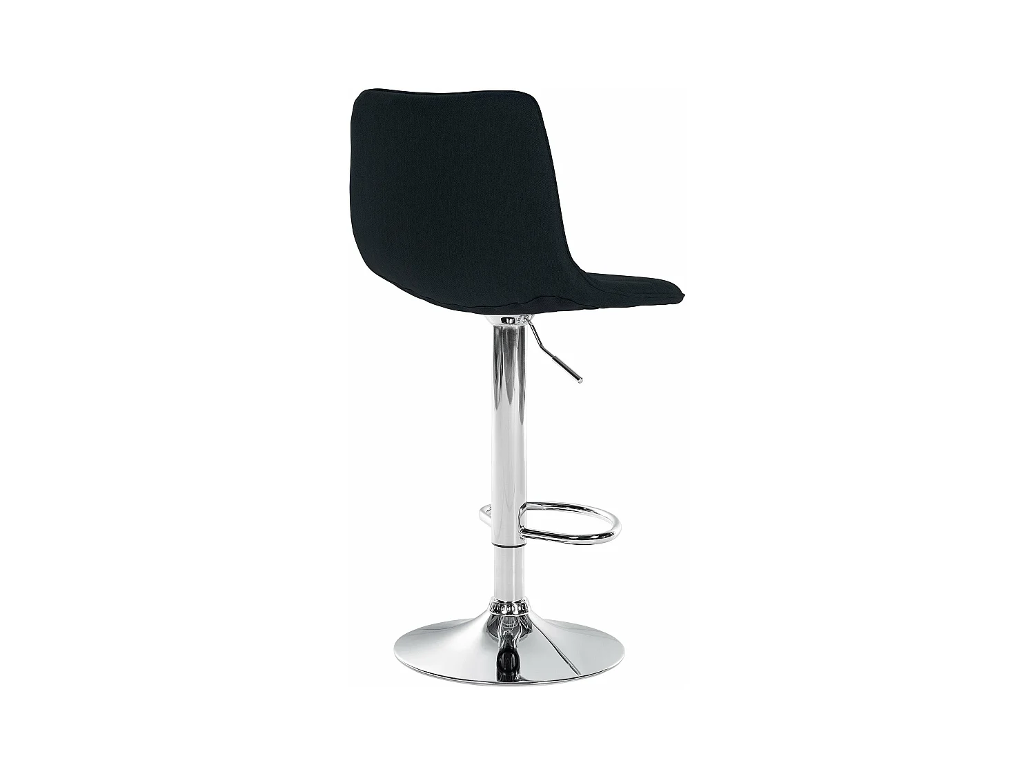 Tabouret de bar chaise métal argentée 45 x 46 x 89 cm 10_0005147